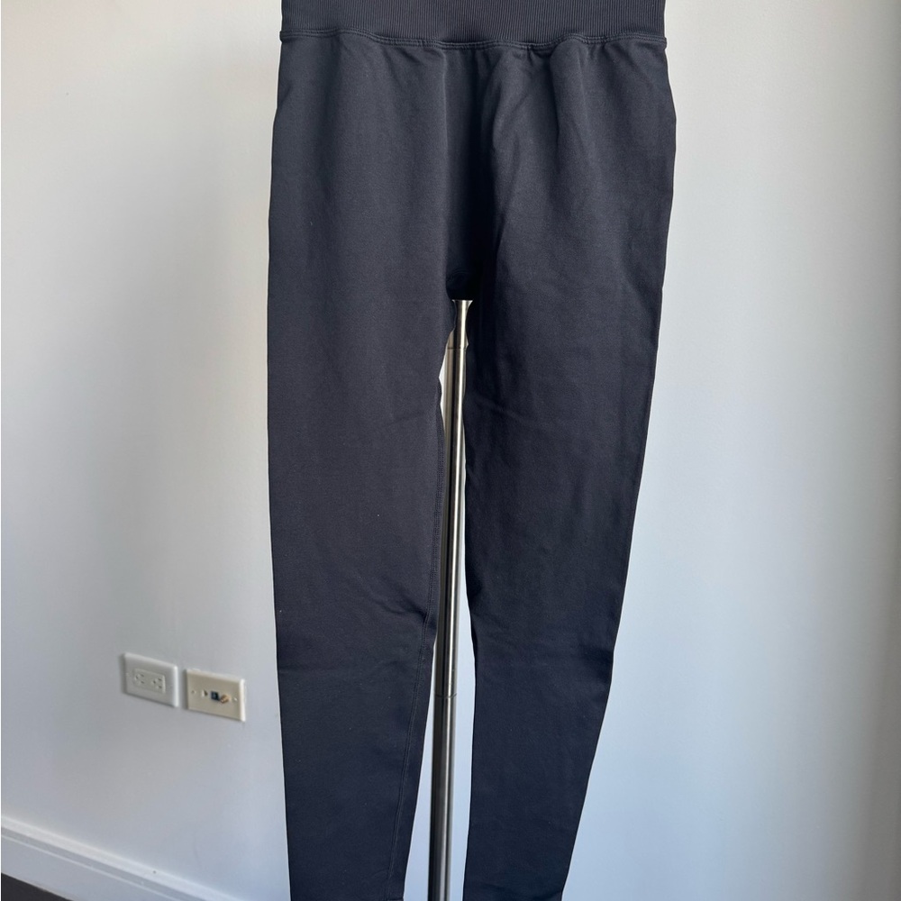 Women's Black High-Waist Stretch Leggings